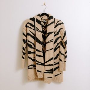 Tiger Print Cardigan Express